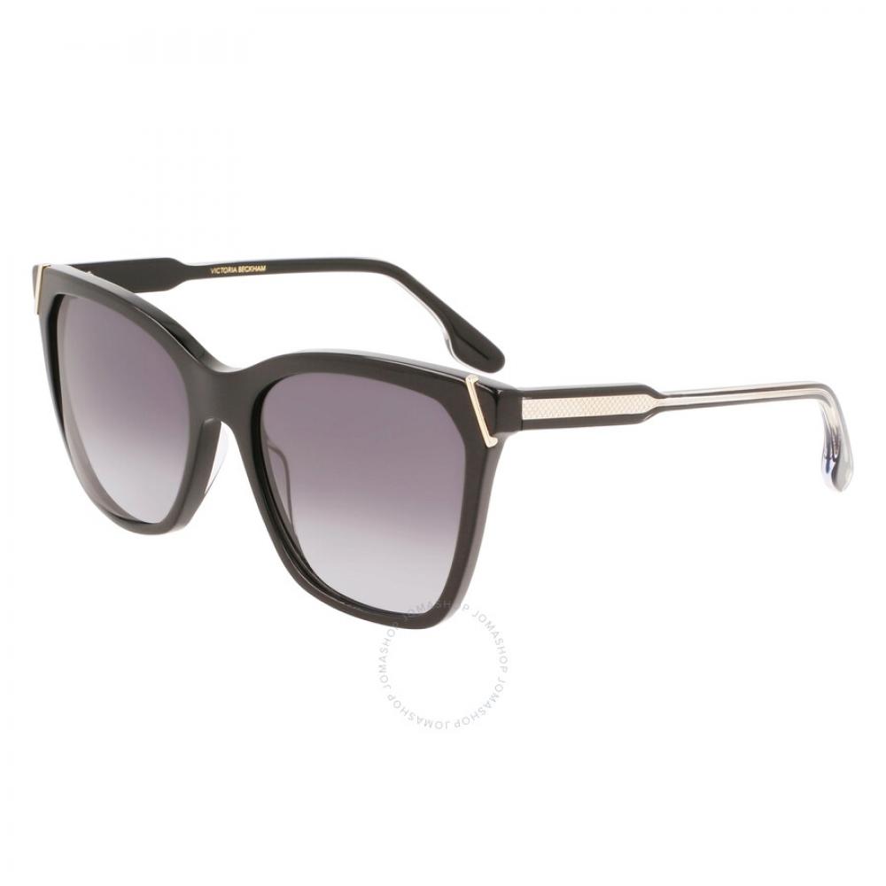 

Victoria Beckham Grey Gradient Butterfly Ladies Sunglasses VB640S 001 56