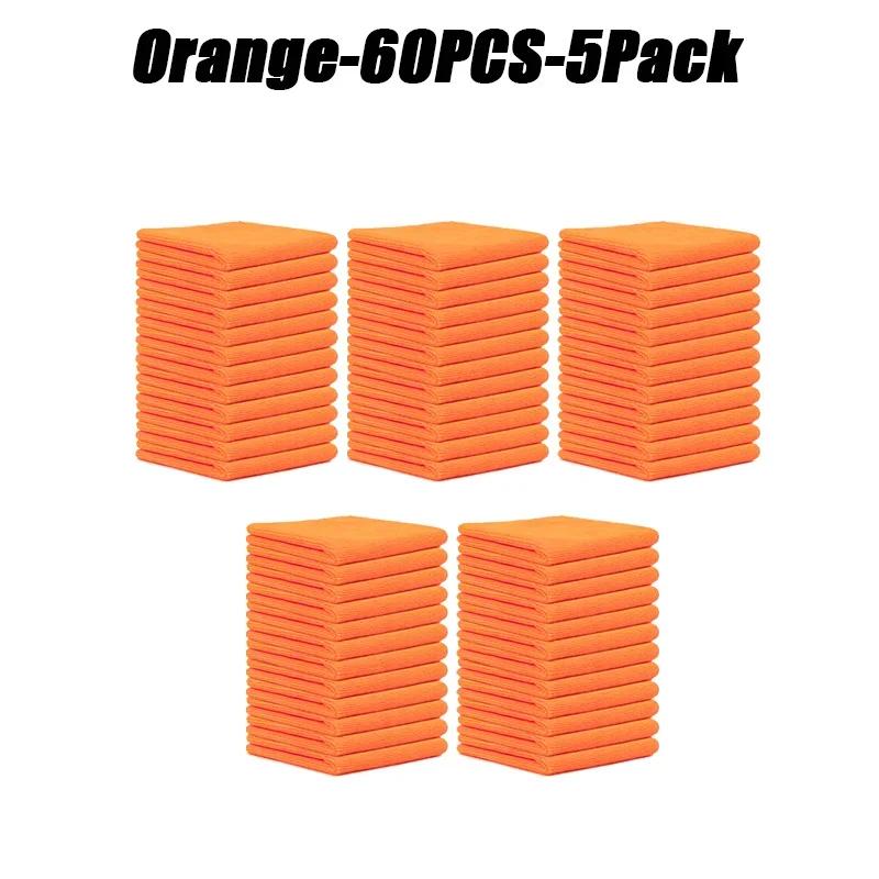 Lint Free Microfiber Cleaning Towels Reusable Cleaning Towels w/ Super Absorbent Stain-removing for Car Window Kitchen Towel