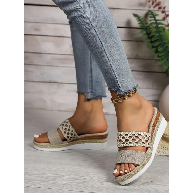 New Plus-size Sole Platform Fish Mouth Sandals for Women