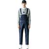 Men's Denim Overalls Men's Loose Wide Leg Casual Workwear High Waist Jumpsuit