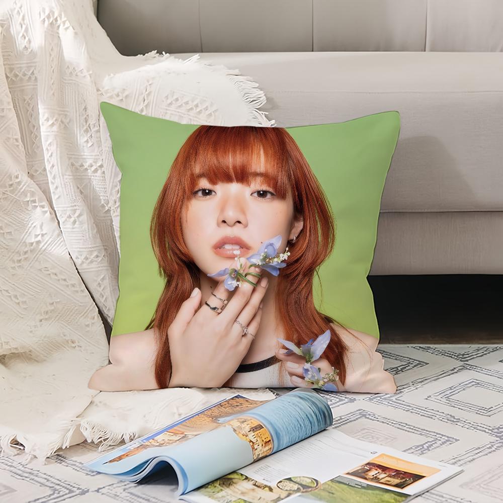 Japanese Singer Aimyon Pillow Case Office Cushions Suitable For Sofa Car Bedroom Decorative Cushion Cover