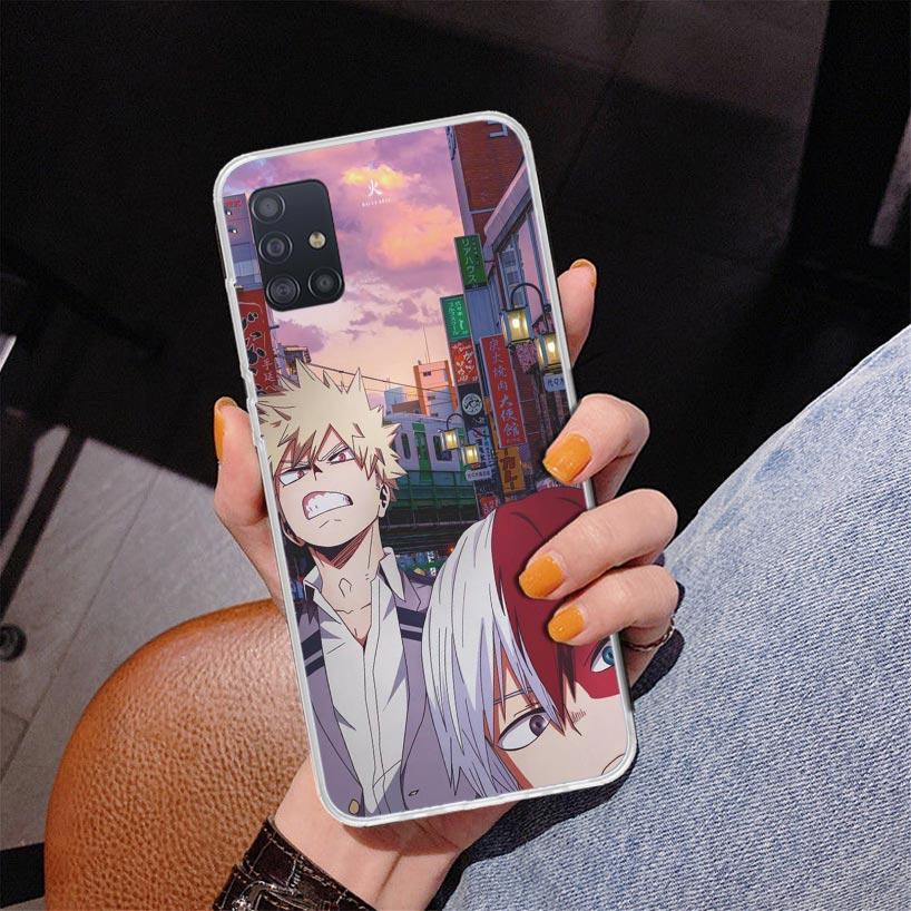 My Hero Bakugou Katsuki Phone Case For Samsung Galaxy A52 A32 A22 A12 A51 A31 A50S A30S A20S A10S Note 20 Ultra 10 Plus S10 A72