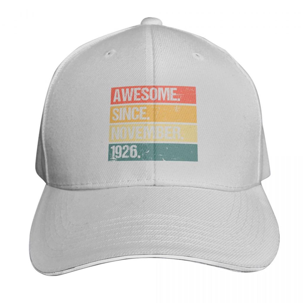 Awesome Since November Made In Vintage November Baseball Cap fun hats Beach Hat Luxury Brand Women Unisexs