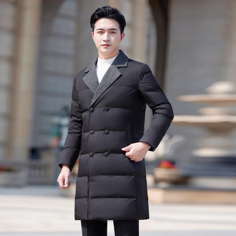 Teluoman Men's Business Casual Winter Padded Jacket