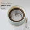 HAERS Double-Layer Tea Infuser Glass Bottle