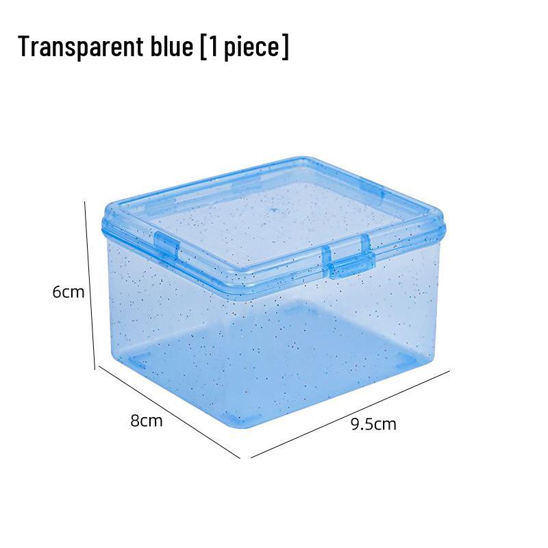 Transparent Dustproof Card & Coin Organizer with Lid for Kids & Students