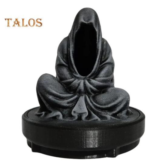 Meditation Dead LED Candlestick Mysterious Ghost Candle Holder for Halloween Home Desktop Decoration