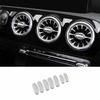 Middle Console Air Outlet Vent -22 For Benz GLA W156 Matte Silver Cover Trim