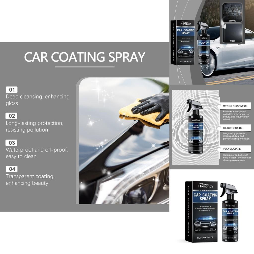 Homonth 120ml Automotive Ceramic Coating Spray For Exceptional Paint Care And Scratch Restoration