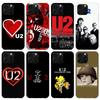 Band U-U2 Rock Phone Case For iPhone 17 Air 11 13 Mini 14 15 Plus 16 12 Pro Max 16E SE 7 8 Pattern Soft TPU Back Cover 17 Air 1