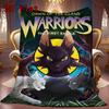 Warrior Cats 2D Flat Pattern Flannel Blanket High Quality All Seasons Warmth and Comfort Perfect for Christmas Gifts.SMT0917579