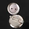 50Pcs Iron Brooch Pin Buckle Accessories for DIY Exquisite Brooch Material