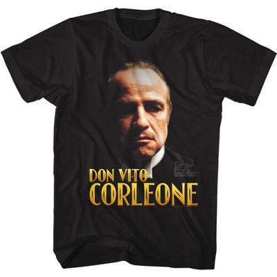 The Godfather Yellow Corleone T-Shirt - Black Unisex T-Shirt