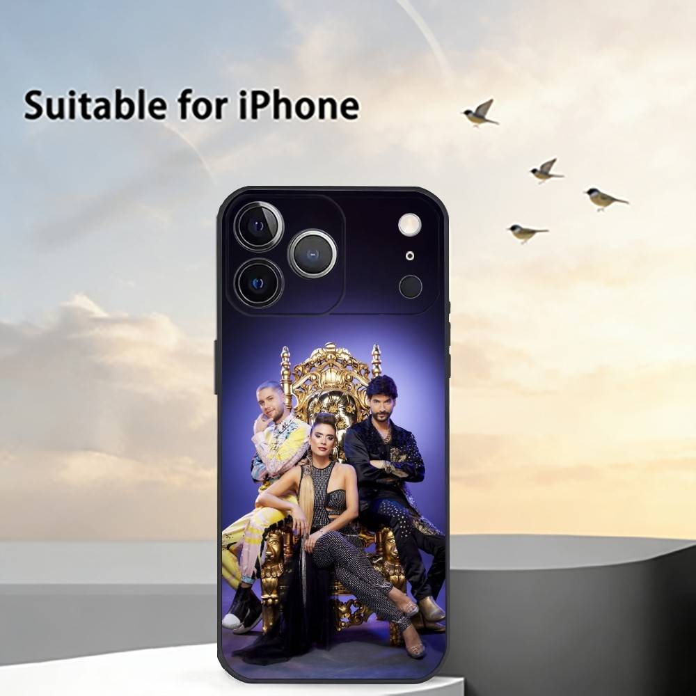 La-La Reina Del Flow Handyhülle Für iPhone 17, 16,15,14,13,12,11 Plus,Pro Max, Andere Weiche Schwarze Abdeckung