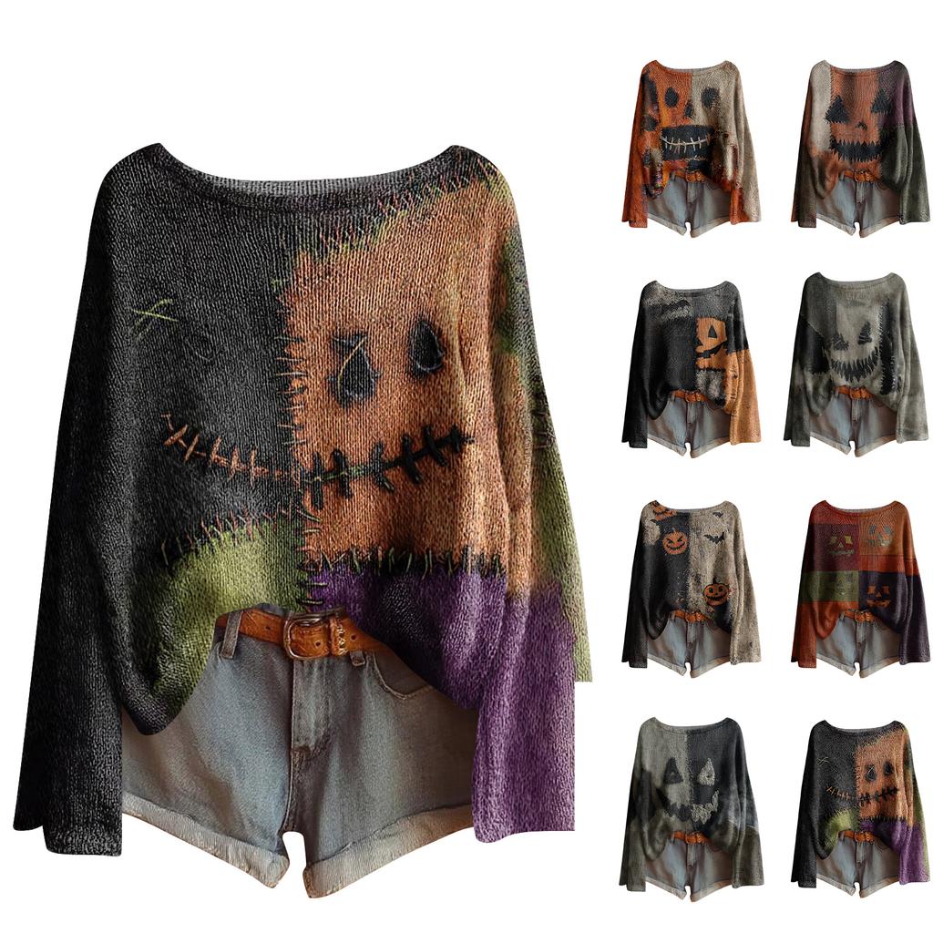 Women's Fashion Long Sleeve Christmas Snowman Snowflake Print Jacket Cardigan