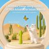 Suction Cup Cat Teaser Toy 360 Rotation Electric Cat Rod Interactive Cat Toy  Home Furniture