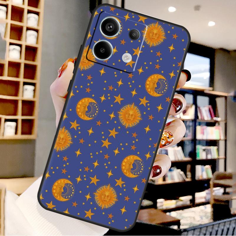 

Sun And Moon Star For Xiaomi Redmi Note 13 Pro 9 10 11 12 14 15 Pro Plus Case For Redmi 15 12C 13C 14C 10C 15C Redmi Note 12 Pro 4G