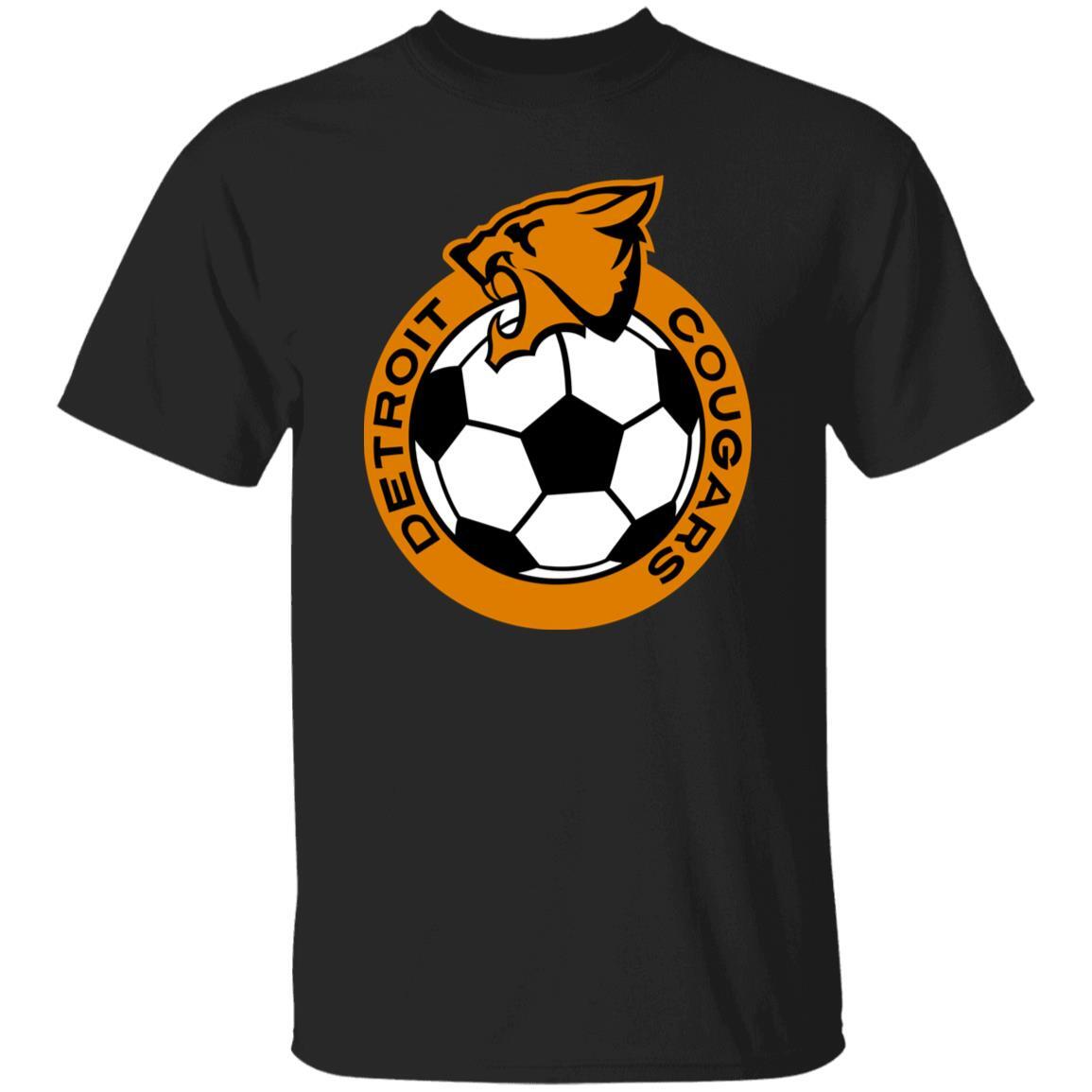 Detroit Cougars T-shirt Classic NASL Soccer XL