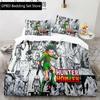 3d Anime Hunter X Hunter Bedding Set Duvet Cover Bed Set Quilt Cover Pillowcase Comforter King Queen Size Boys Adult Bedding Set