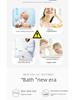 Cloud Massage Anti-Slip TPE Bath Mat with Suction Cups and Drainage Holes