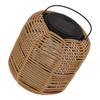 Solar Lantern Outdoor Hanging Solar Lights Waterproof Decorative Rattan Lantern for Table Patio