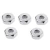 5x Tool Bar Nuts For Stihl MS 180 250 381 361 440 660 Chainsaw 0.87 Inch M8 Silver Metal Replacement Part Set Spare
