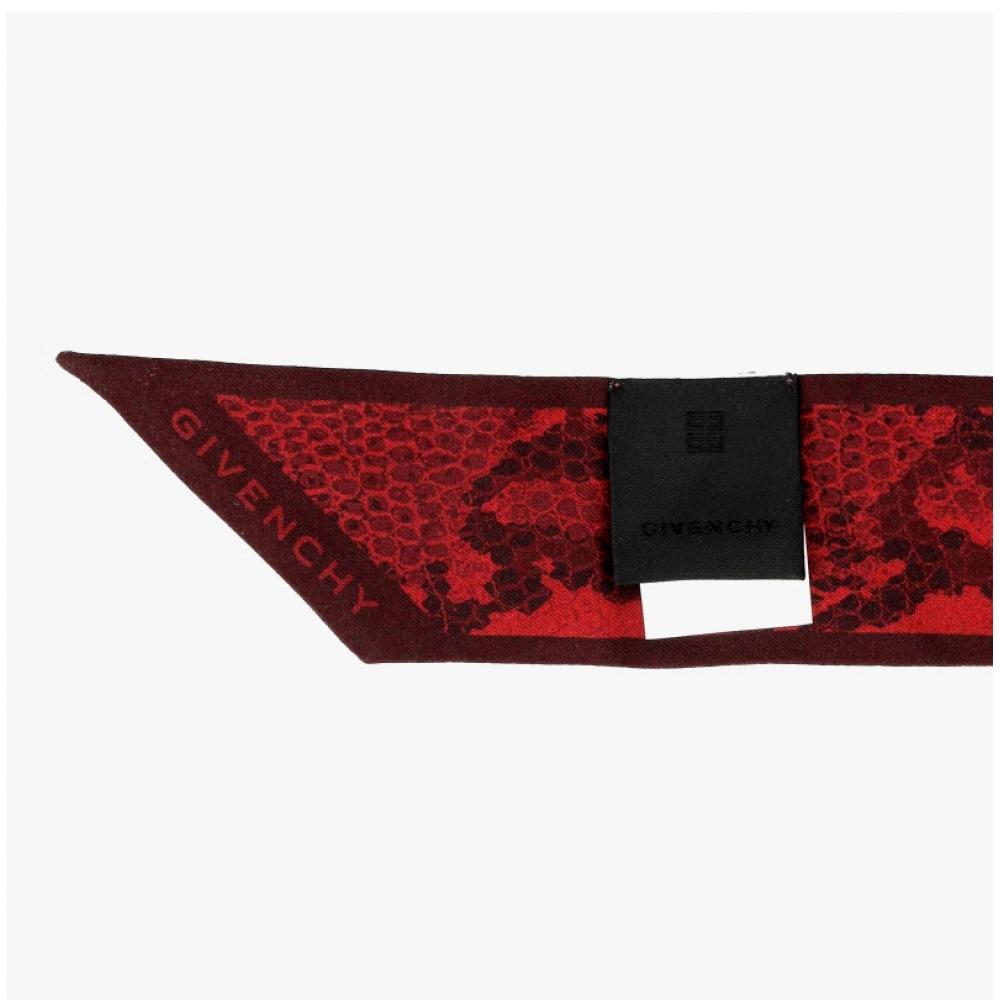 Givenchy 4g Skinny Twill Silk Scarf Bg00l0g002 613 Gw5120 Ss988 1