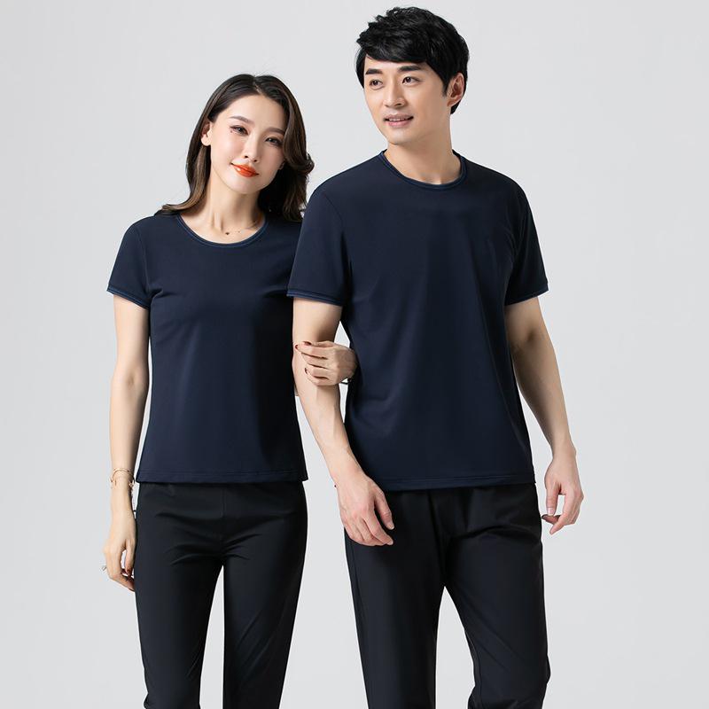 

Спортивный комплект Весна/Лето: Мужская и женская модная фитнес-футболка и беговые брюки, настраиваемые принты для пар XXL