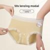 Ladies Spring and Autumn Comfortable High Waist 7A Antibacterial Extended Crotch Triangle Briefs