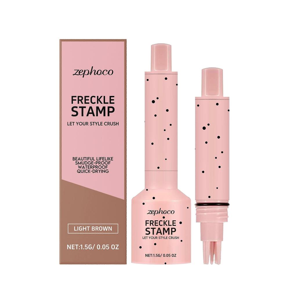 The Zephoco Light Brown Facial Freckle-Like Stamp Pen Can Easily Embellish Your Makeup And Create A Fashionable Matte Look