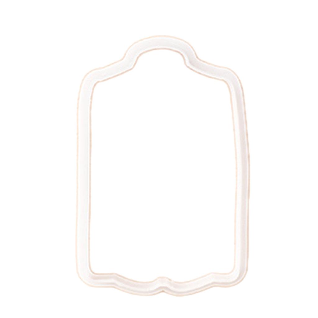 Wedding Square Plaque Cookie Cutter Charming Wedding Cookie Embossers Biscuits Cutter for Elegant Reception Treats