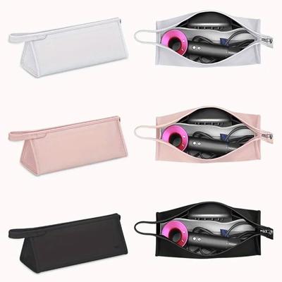 Portable Dyson Hair Dryer Travel Case, Pu Leather Storage Bag Organizer For Supersonic Accessories For Kids Good Gift