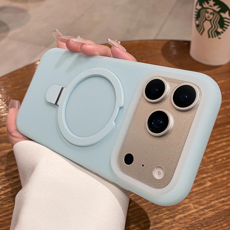 

Jelly Color Magnetic Bracket For Magsafe Case For iPhone 17 16 15 13 14 Pro Max Soft Silicone AI Camera Control Button Cover iPhone 15