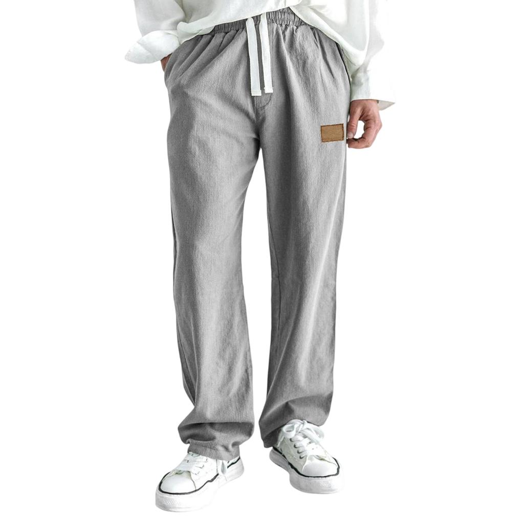 Men's Fashion Leisure Middle Waist Long Style Casual Pants