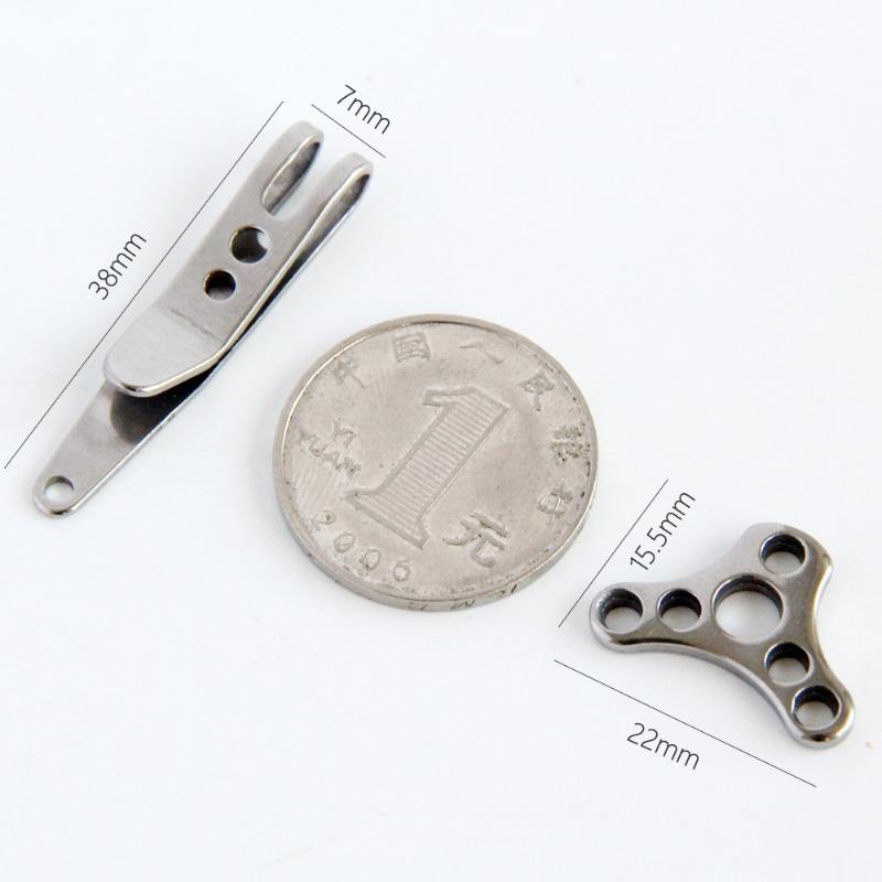 1PC Multitools Pocket Stainless Steel Bag Waist Belt Hanging Clip Mini Metal Key Buckles Pocket Clips Carabiner Outdoor Gadget