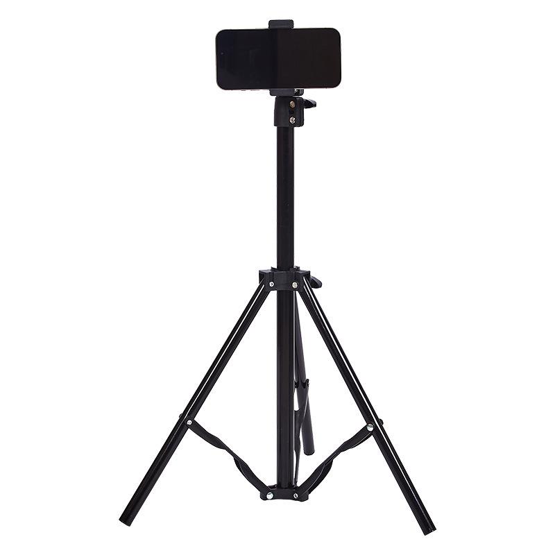 Adjustable Foldable Tripod with Ring Light for Photography and Live Streaming 1.7m Tripod