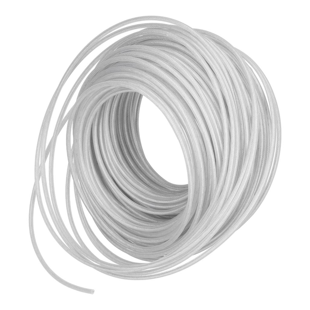 Grass Trimmer Line Rope Cord Flexible Steel Wire Garden Lawn Mower Accessory 3.0mmx30m