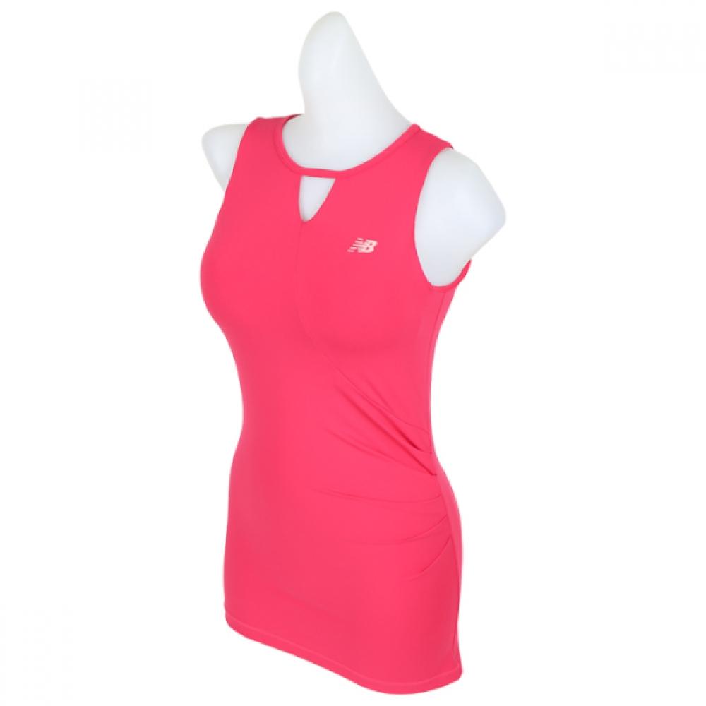 

New Balance Women S Shirring SleeveleSS Pink Single option/M90