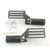 Foldable Metal Motorcycle Foot Pegs 2 Pieces Comfortable Corrosion-resistant Cruise Pedals for Year-round Riding Use
