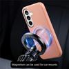 Case for Galaxy S26 - PC+Leather/PU, Pink, With Stand