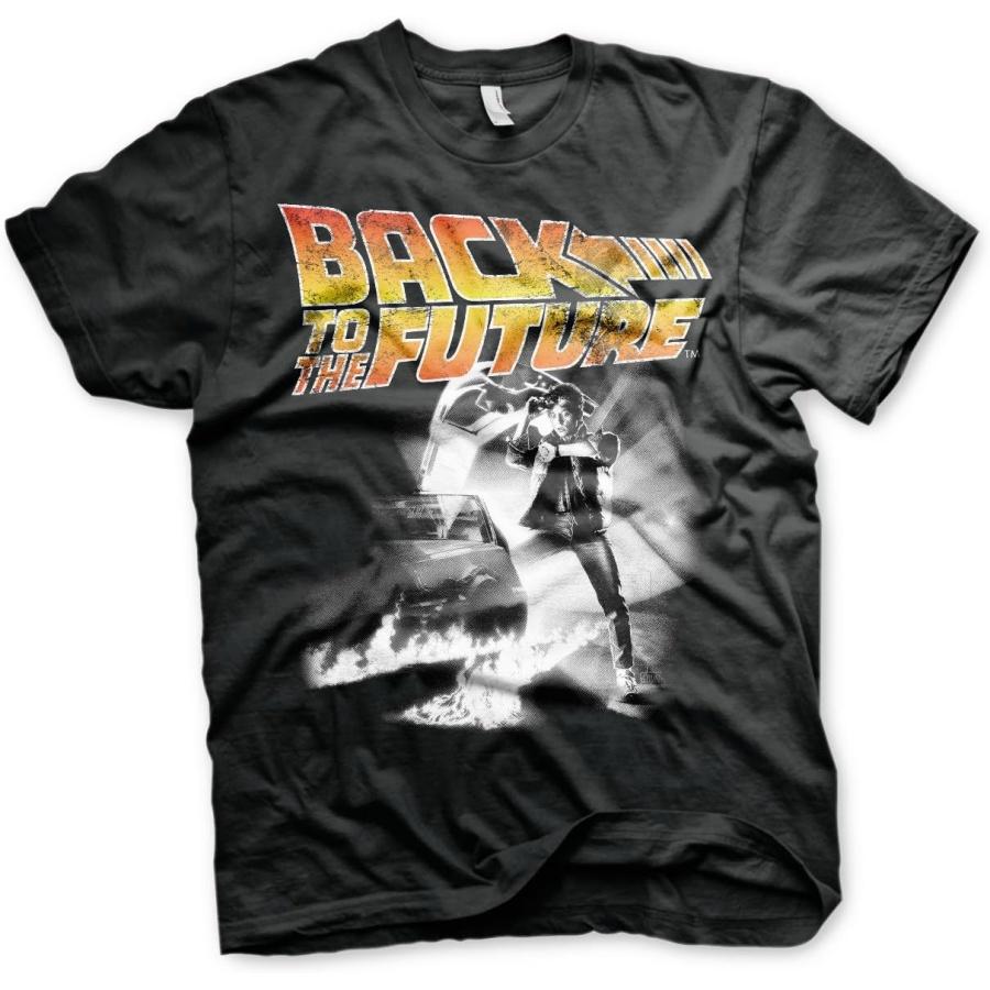 

Officially Licensed Back To The Future Poster 3XL, 4XL, 5XL Mens T-Shirt (Black) XXXXXL різнокольоровий