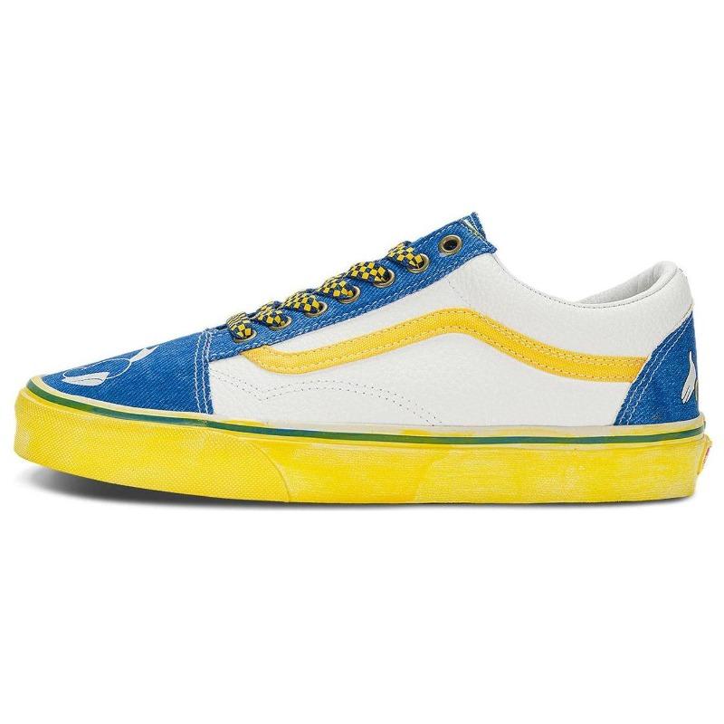 Кеды Disney x Vans Old Skool Canvas Низкие Унисекс Белый Синий Желтый VN000D3HDNM 34.5