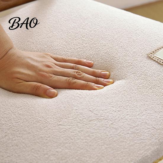 Comfortable Memory Foam Pad Chair Pad, Dining Cushion with Ties, Anti-slip Bottom, Washable Office Cover, Soft Thick Warm Seat for Autumn Winter Teddy