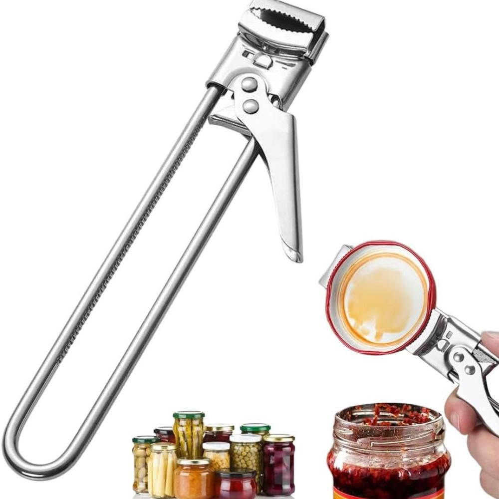 2026 Is suitable for weak handed can openers, With adjustable multifunctional stainless steel can openers, Can openers, and lid clamps
