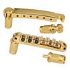 Saddle Bridges with Studs Practical Tailpiece Bridge Roller Saddle Bridge Portable Guitars Replacement Bridge Kit
