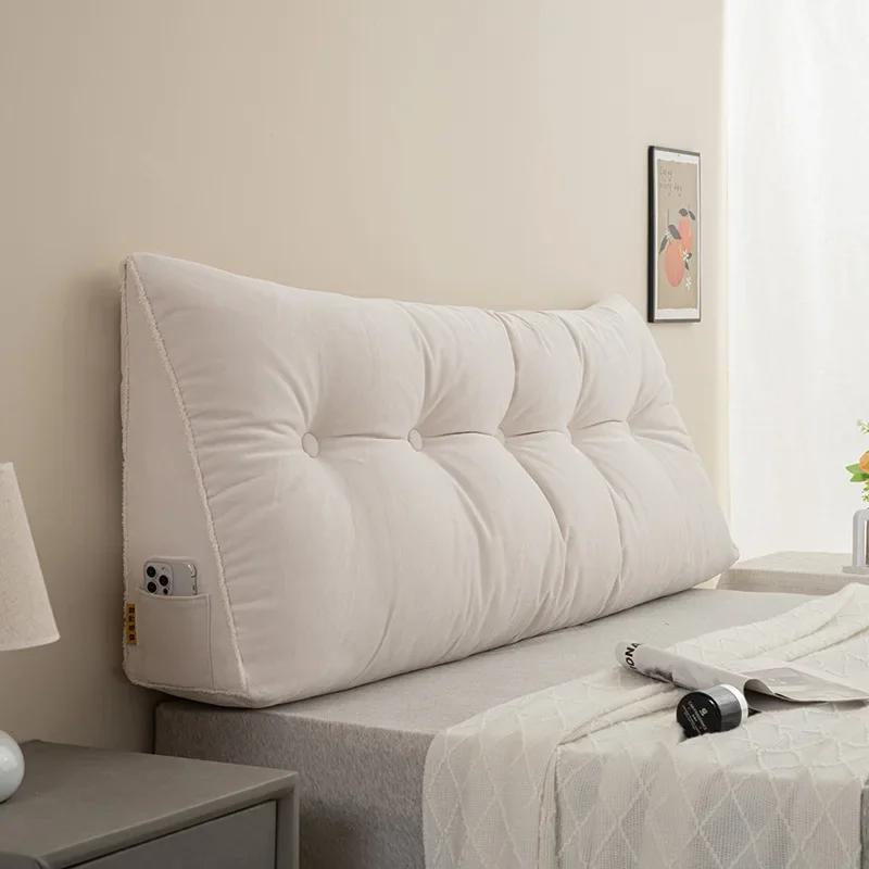 Headboard Pillow Triangle Cushion Backrest Sofa