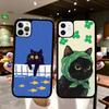 A Cute Comic Cat PC+TPU Protective Phone Case For IPhone 17 16 Pro Max 15 Plus 14 13 12 11 Cover