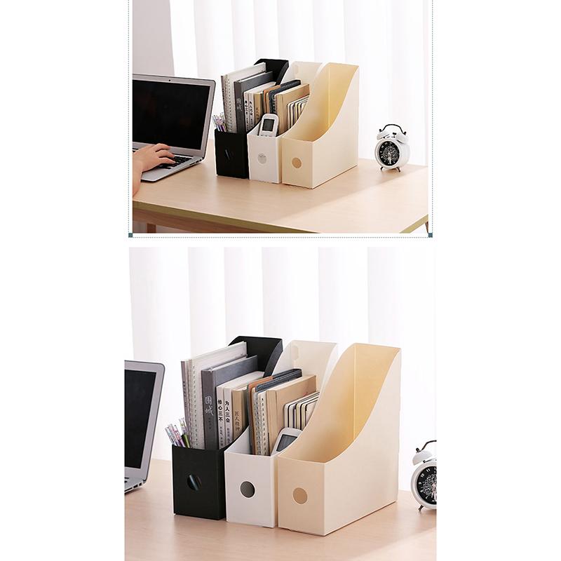 Office Document File Storage Box Folding Desktop Organizer Books Pencil Sundries