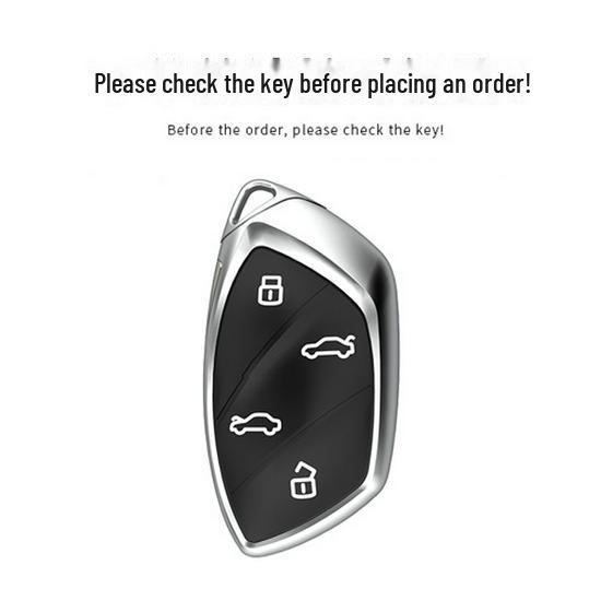 SAIC Roewe MARVEL X Car Key Leather Protective Shell and Buckle Cover