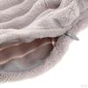 Striped Flannel Throw Pillow Case Cushion Cover Bedroom W/Zipper